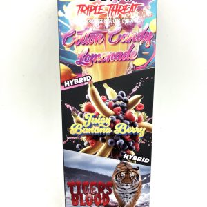 9G Straight Goods - (3G of each flavour) Cotton Candy Lemonade/Juicy Banana Berry/Tiger's Blood